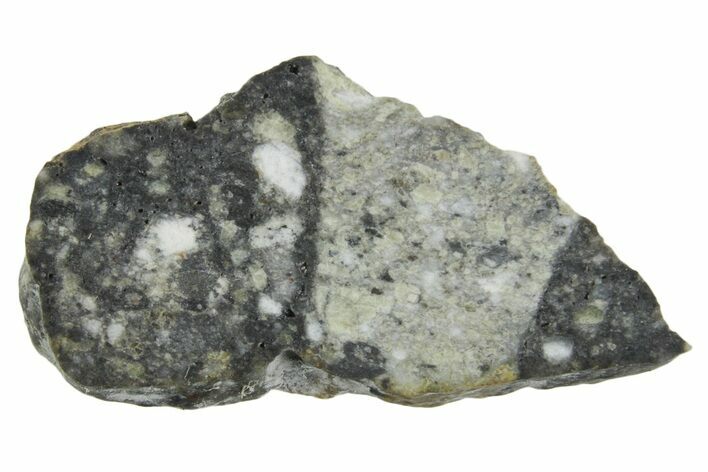 Polished Lunar Meteorite ( g) Slice - Aridal #360129